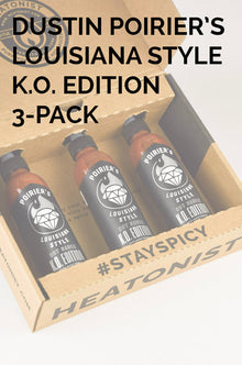 Dustin Poirier Hot Sauce - KO Edition 3 Pack A4