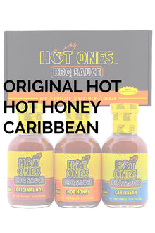 Hot Ones BBQ Trio Pack (Original / Hot Honey / Caribbean) U8