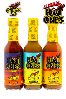 Los Calientes Trio Pack | Hot Ones Hot Sauce K5