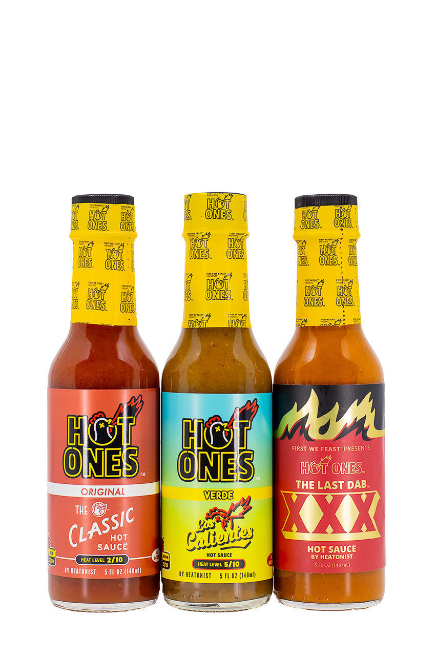 Hot Ones Trio Pack - Original | Hot Ones Hot Sauce N8
