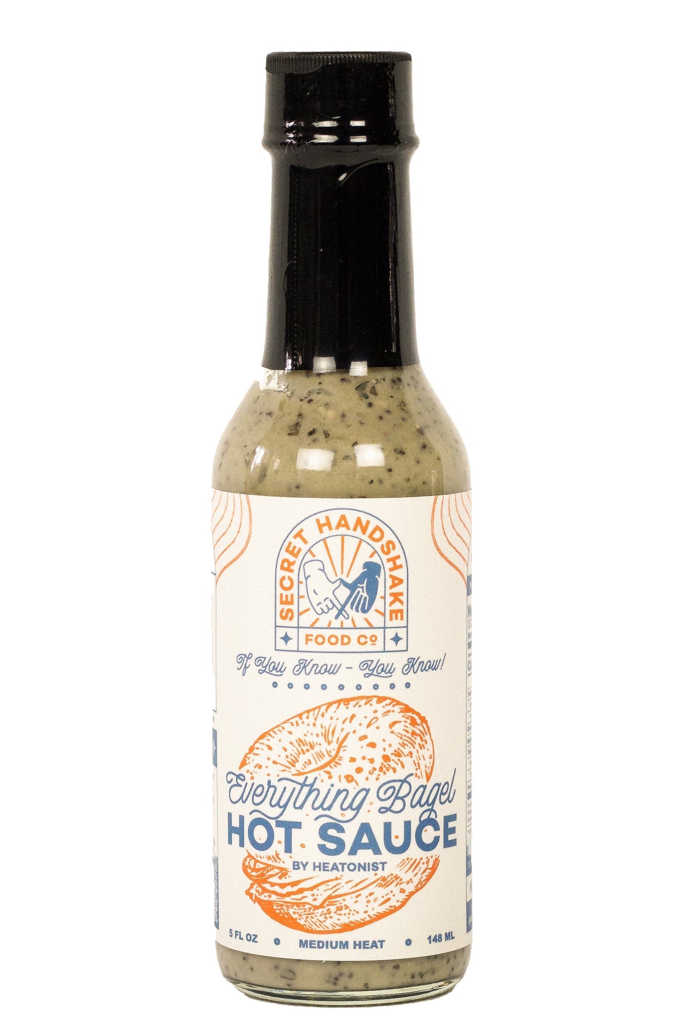 Everything Bagel Hot Sauce | Secret Handshake Food Co D5