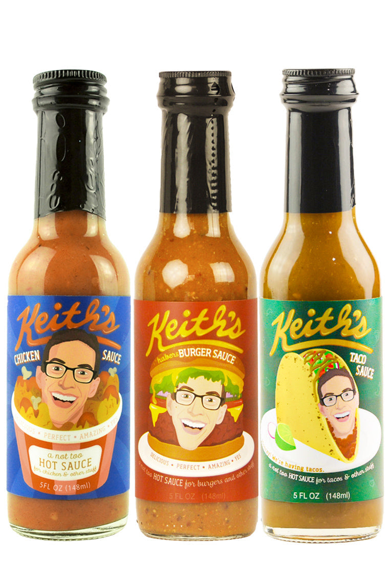Keith's Hot Sauce Trio Pack S0