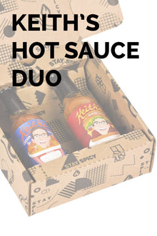 Chicken & Burger Hot Sauce Duo Pack | Keith's K6